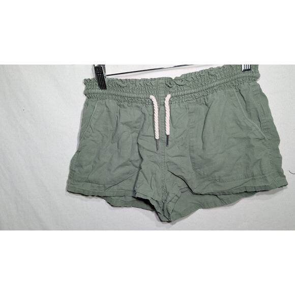 Love Tree Women's Shorts Bundle Sz Small Elastic Waist Drawstring Pockets Linen - Picture 2 of 9